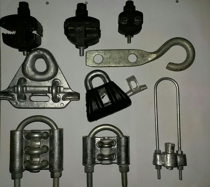 AB Cable Hardware – Aerial Bunched Cable Hardware Accessories, Suspension/Dead End/Clamps, Corrosion Resistant, Reliable Installation Support